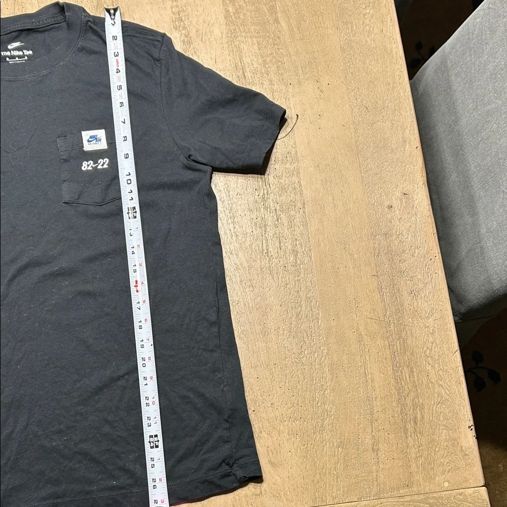 Nike Air Force 1 Black Tee with Globe Design
